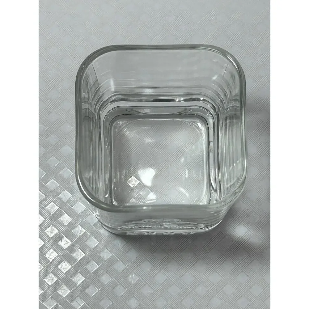 2000 Millennium Crown Royal Low Ball‎ Rocks Man Cave Glass - Square, Whiskey